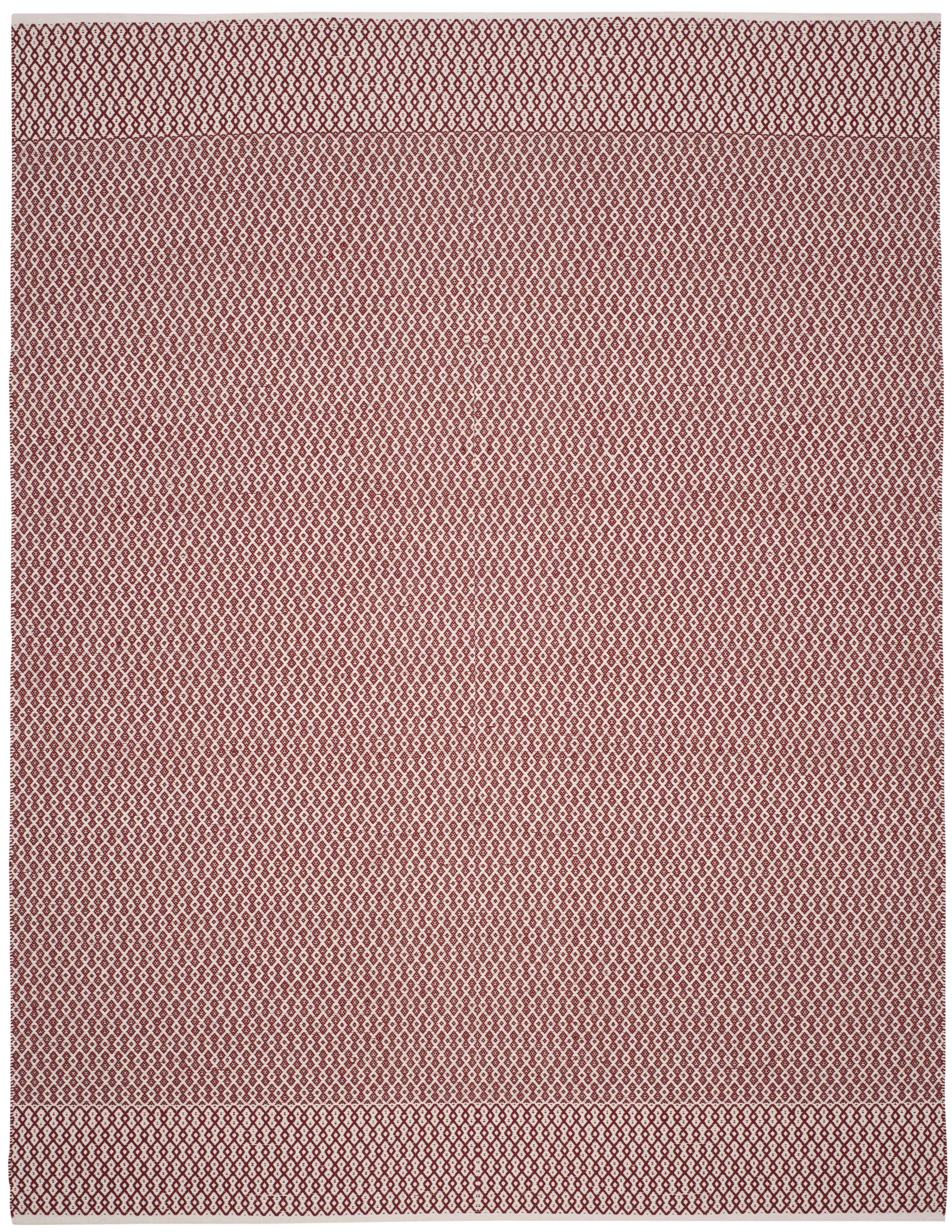 Arlo Home Hand Woven Area Rug, MTK339C, Ivory/Red,  8' X 10' - Image 0