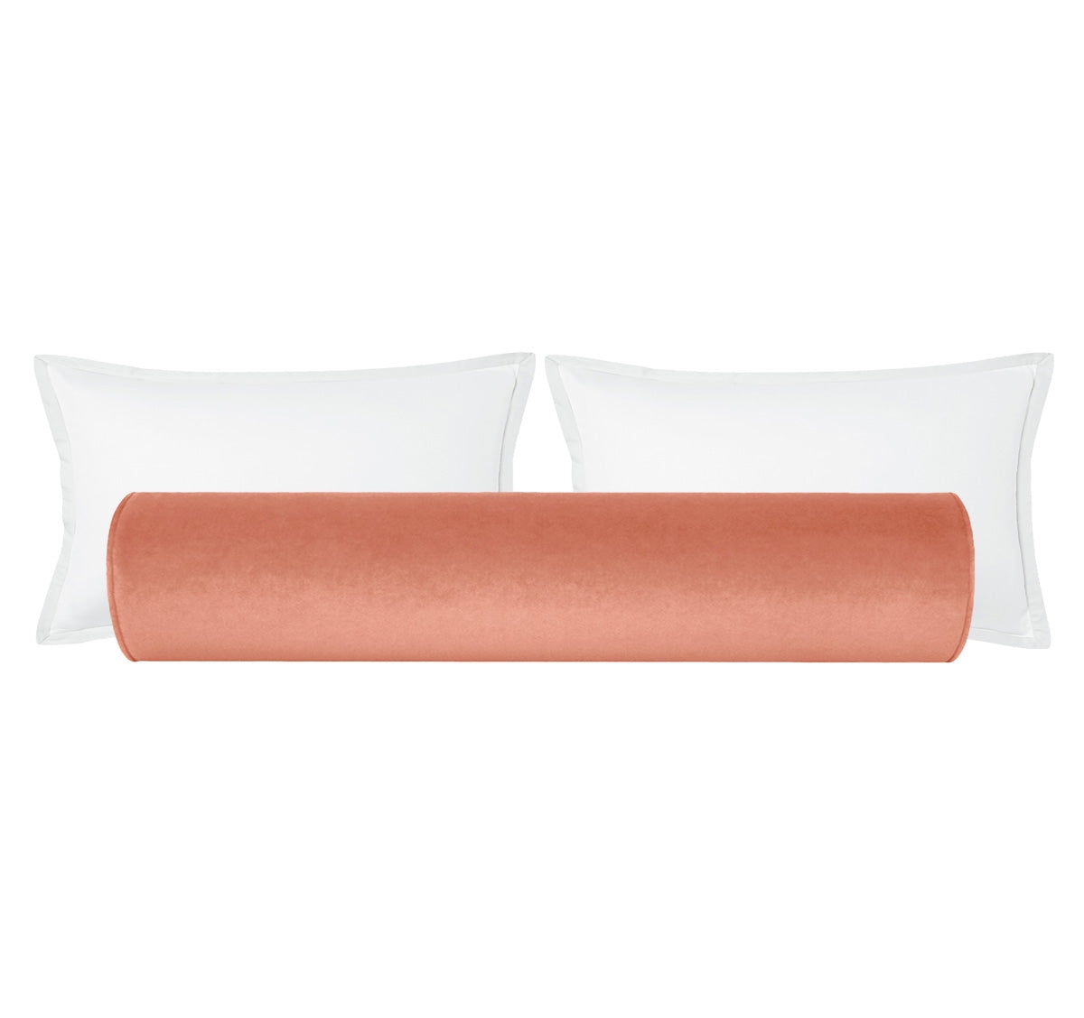 THE BOLSTER :: SOCIETY VELVET // BLUSH - BY THE YARD - Image 0