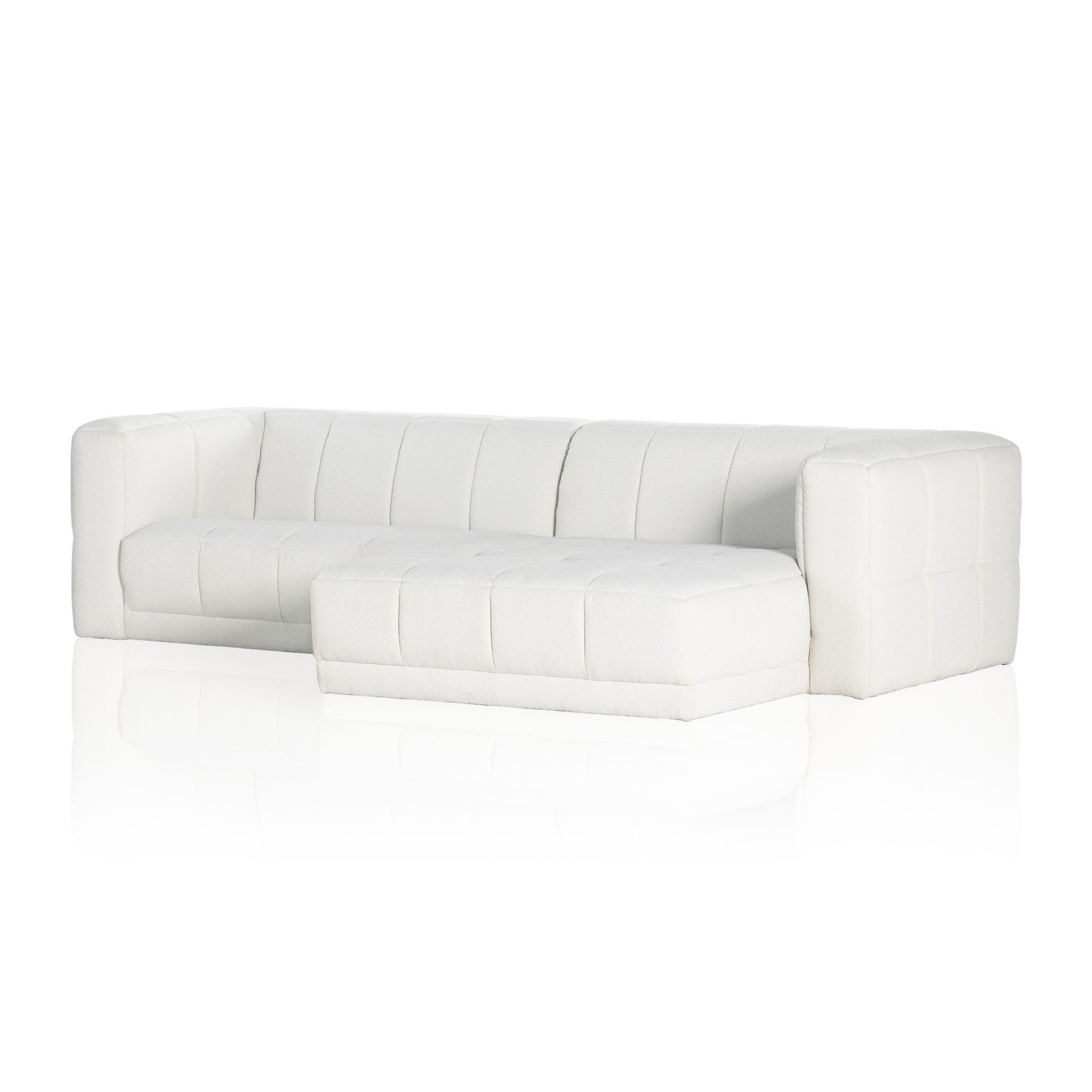 Tavi 2-Piece Sectional - FIQA Boucle Natural - Image 10