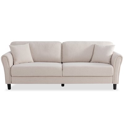87.4" Wide Flared Arm Sofa - Image 0