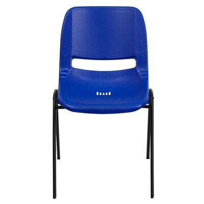 Oliverson Armless Ergonomic Shell Stackable Chair - Image 0