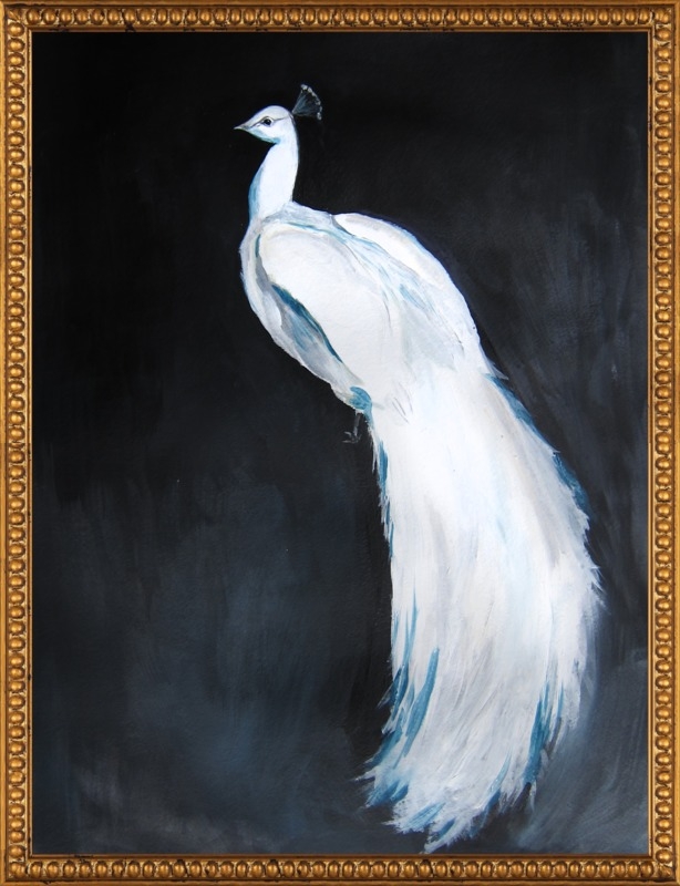 White Peacock II by Christine Lindstrom for Artfully Walls - Image 0