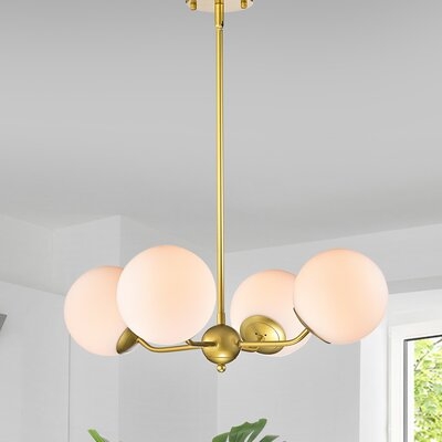Buskirk 4 - Light Shaded Globe Chandelier - Image 0