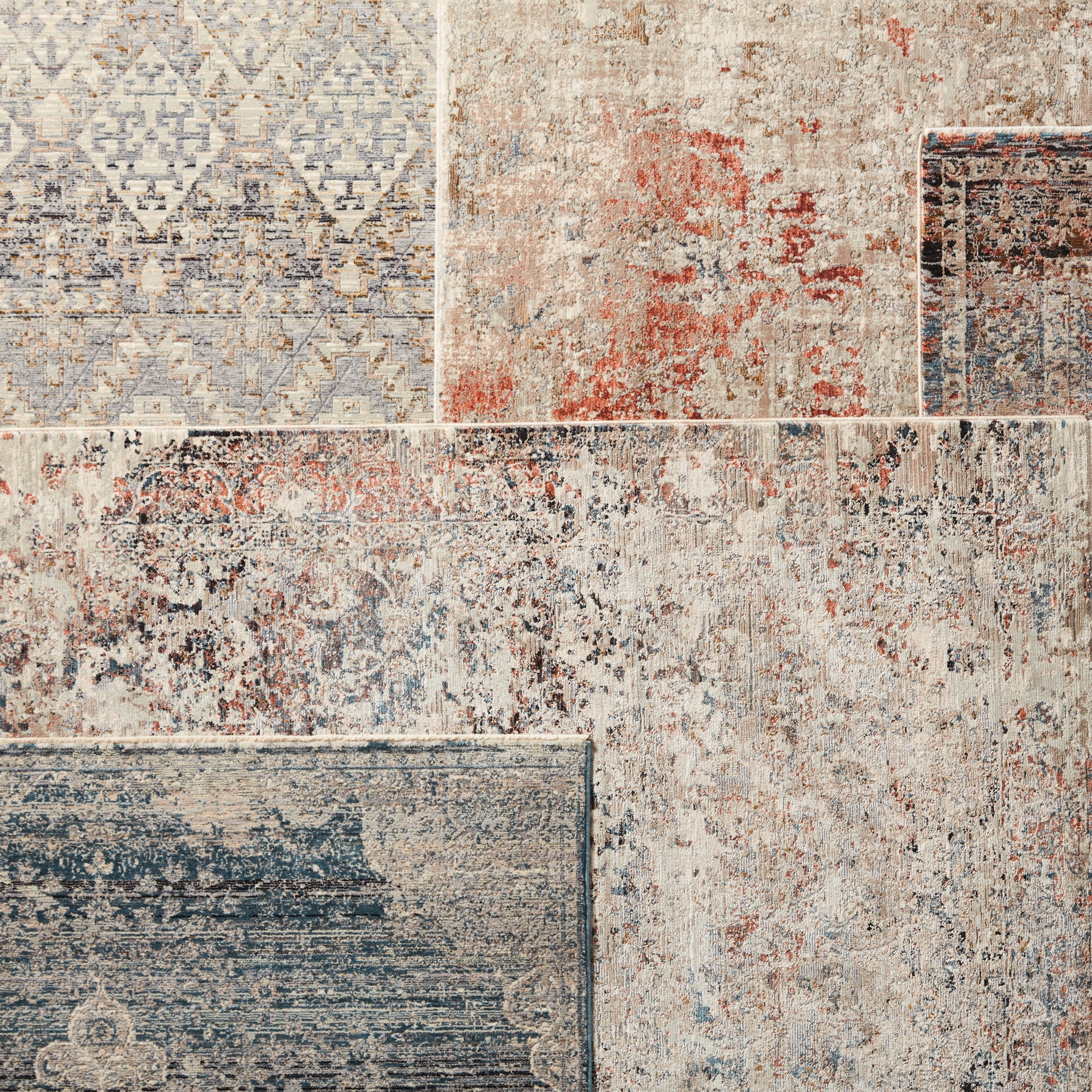 Marzena Abstract Tan/ Rust Area Rug (4'X6') - Image 5