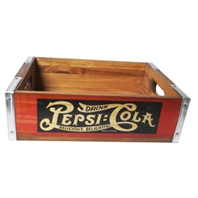 Pepsi Open Solid Wood Crate - Image 0