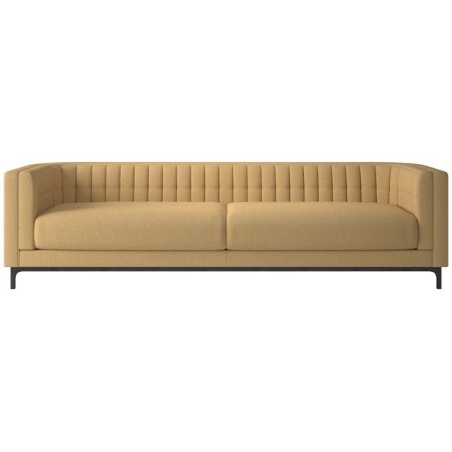 Ambroise 104" Nomad Caramel Sofa - Image 0