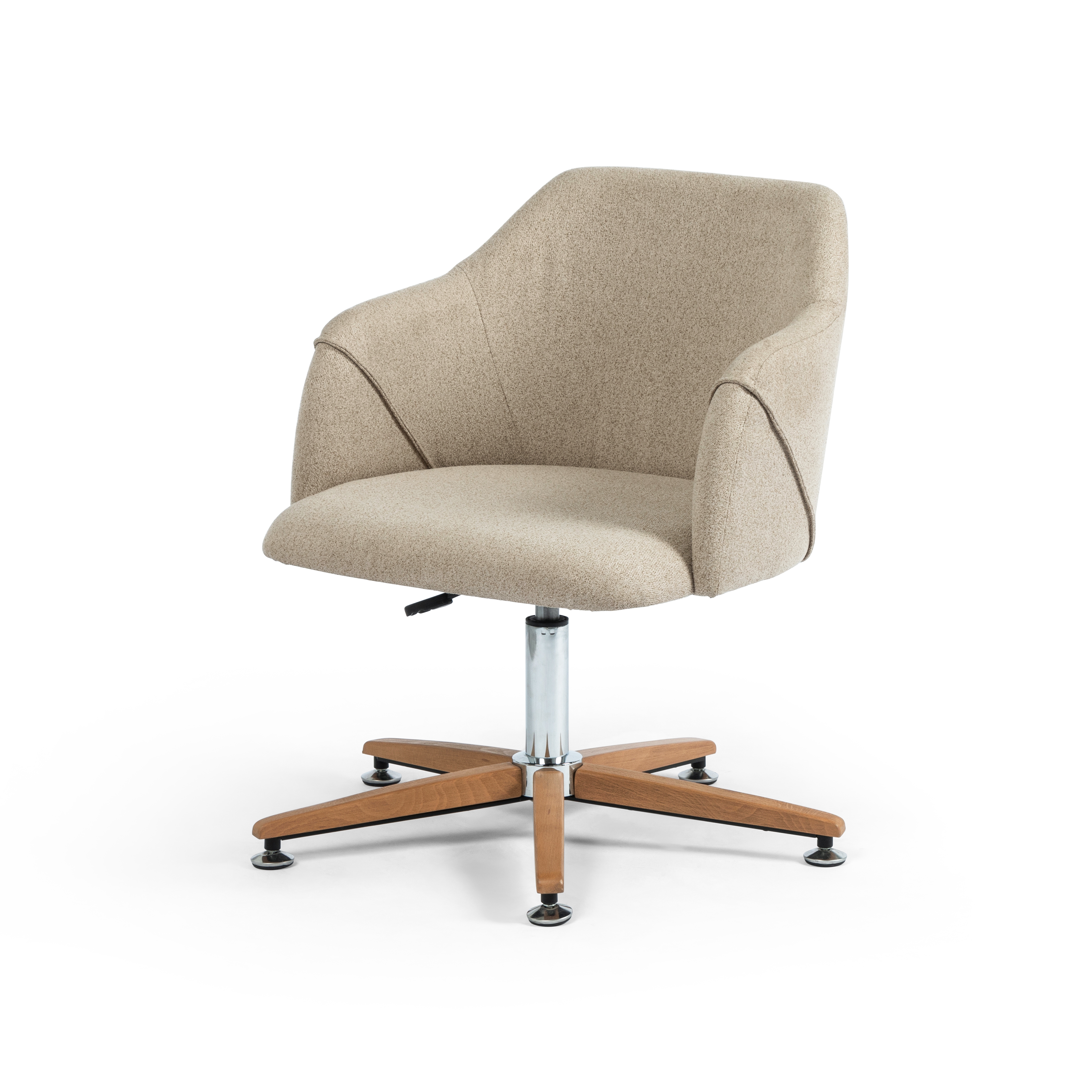 Edna Desk Chair-Fedora Oatmeal - Image 3