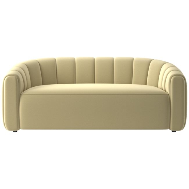 Fitz 72.5" Loveseat Luca Camel - Image 0