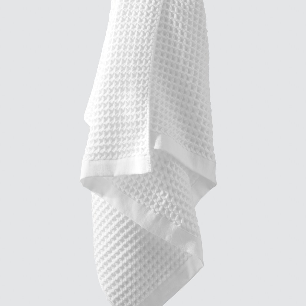 Imabari Waffle Towels - White - Hand Towel By The Citizenry - Image 0