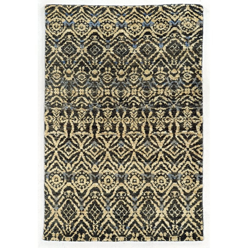 Tommy Bahama Home Tommy Bahama Ansley Hand-Knotted Black Area Rug Rug Size: Runner 2'6" x 10' - Image 0