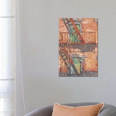 Urban Facade II by Ethan Harper - Painting Print - Image 0