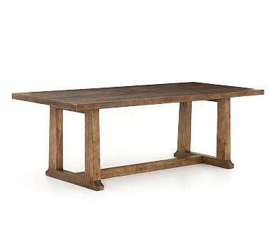 Jade Reclaimed Wood Dining Table, 87"L x 39"W, Pine - Image 0