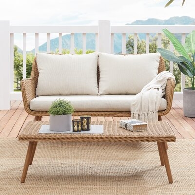 Macgregor Outdoor 2 Piece Seating Group Set with Cushions - Image 0