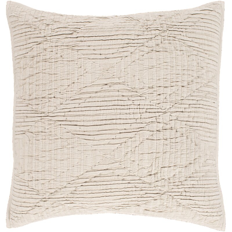 Tatum Modern Beige Euro Sham - Image 0
