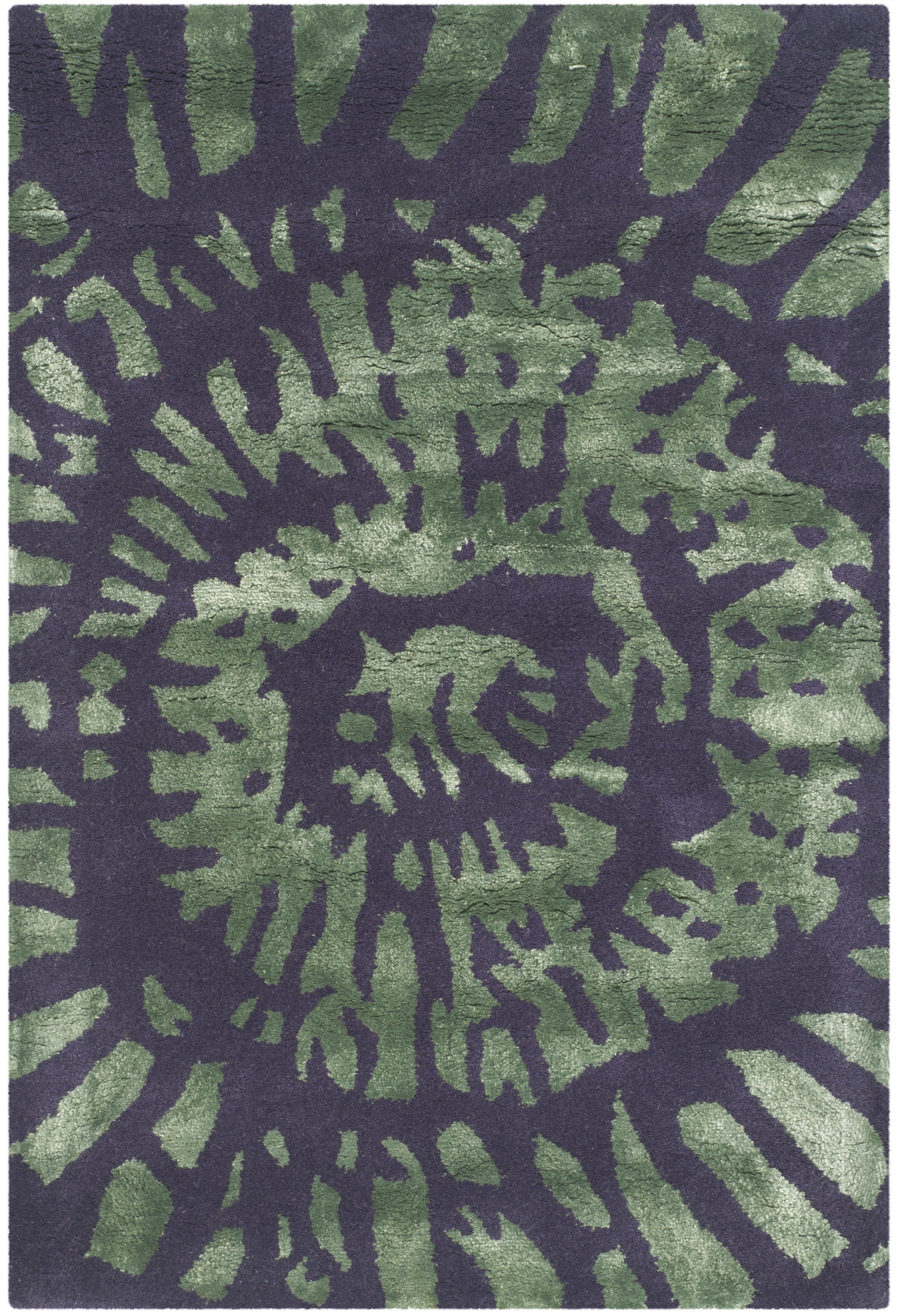 Arlo Home Hand Tufted Area Rug, CPR411C, Lavander/Sage,  2' X 3' - Image 0