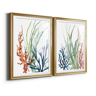 Ocean Garden I - 2 Piece Painting Print Set - Image 0
