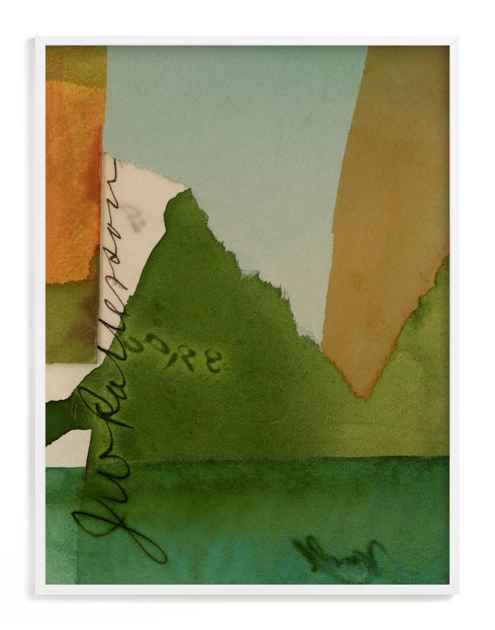 Aqua Hills I Limited Edition Fine Art Print 2 - Image 0