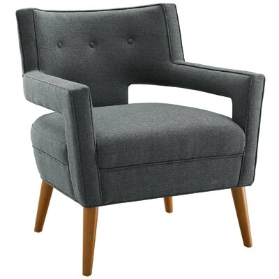Aakash Sheer Upholstered Fabric 31" Armchair - set of 2 - Image 0