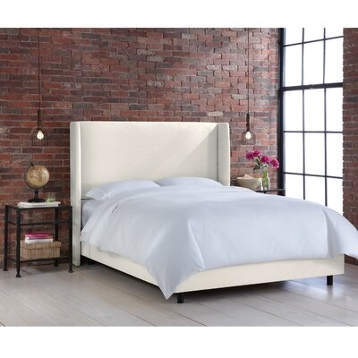 Carey Solid Wood and Upholstered Bed - Image 0