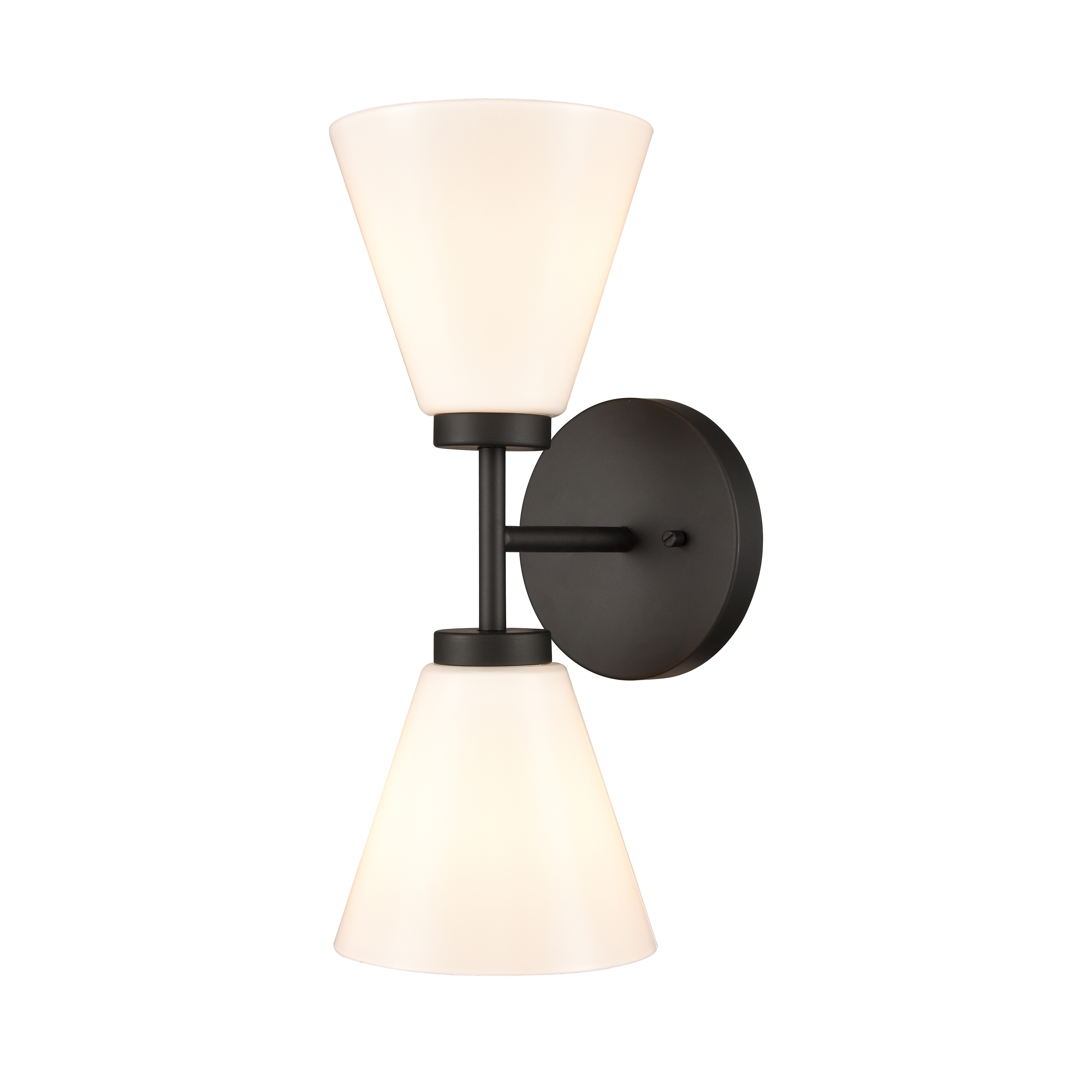 Houghton 15'' High 2-Light Vanity Light - Matte Black - Image 2