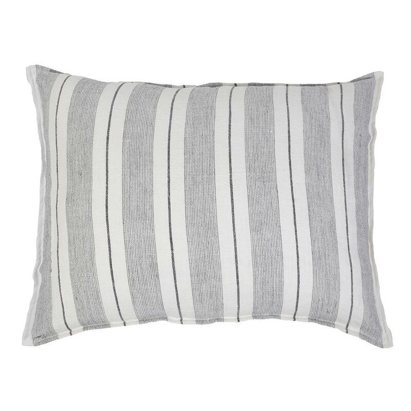 Pom Pom At Home Laguna Big Linen Lumbar Pillow Cover & Insert - Image 0