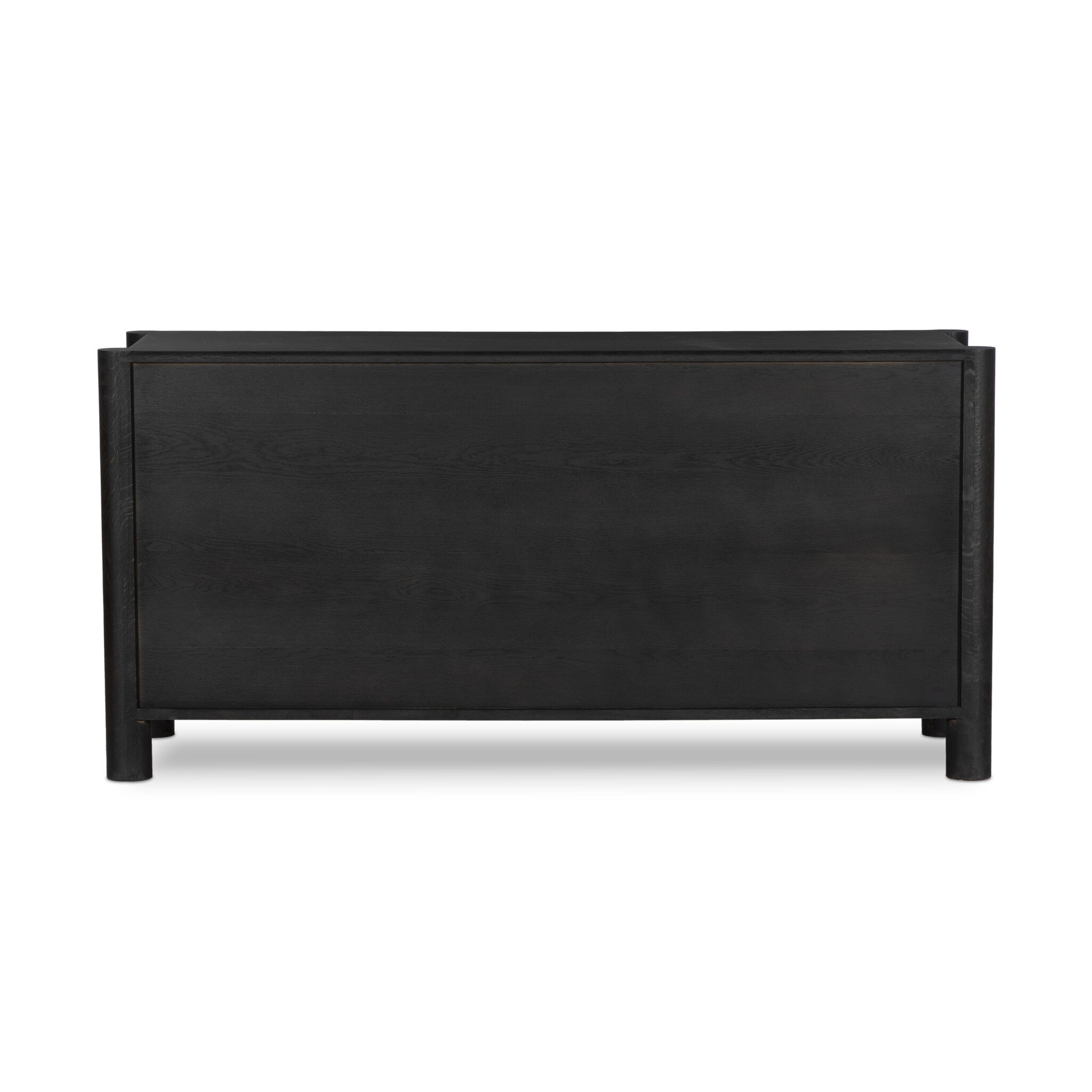 Ezri 6 Drawer Dresser - Carved Black Oak - Image 4