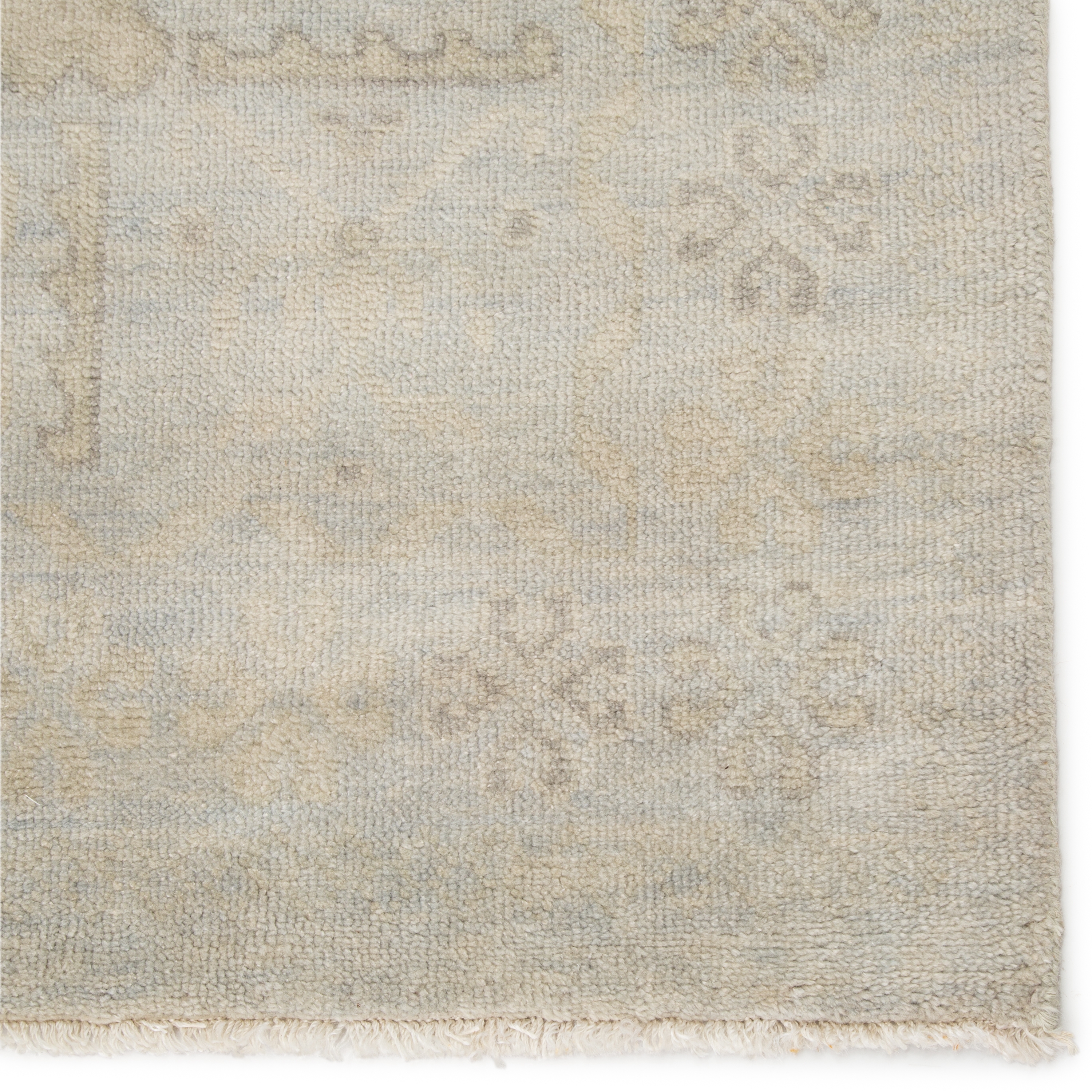 Chival Hand-Knotted Tribal Light Gray/ Beige Area Rug (8'X11') - Image 3