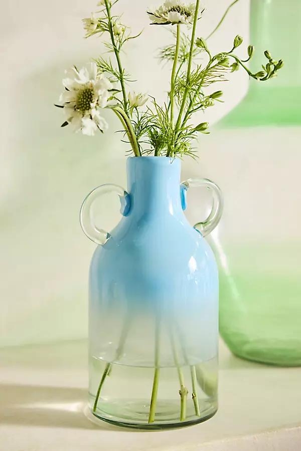 Handled Glass Vase, Small - Image 0