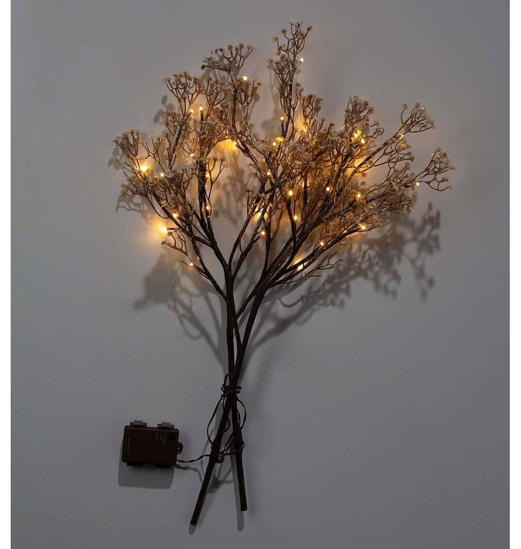 Plow & Hearth Baby's Breath Battery Lighted Trees & Branches - Image 0