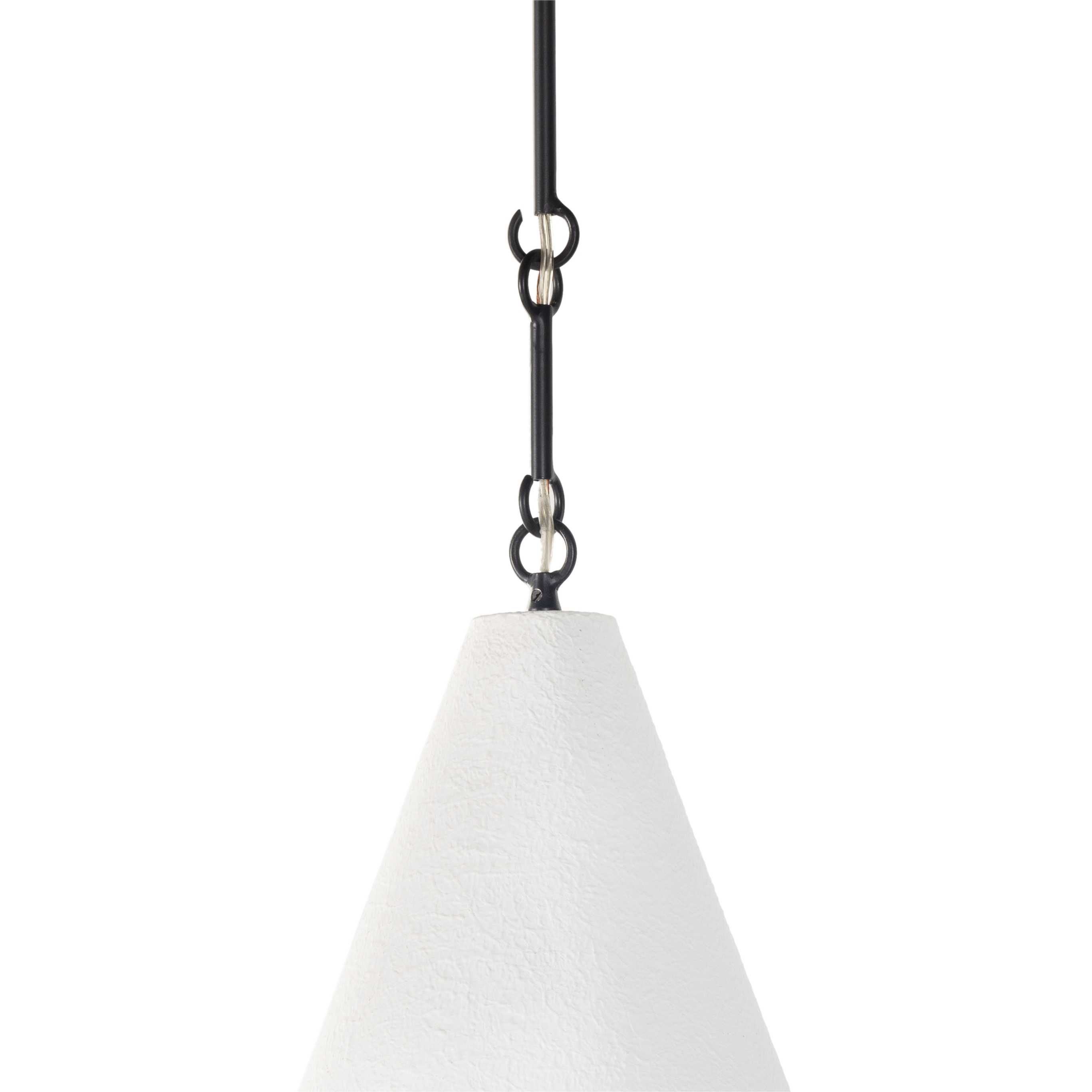 Grazia Pendant-Matte White Plaster - Image 7