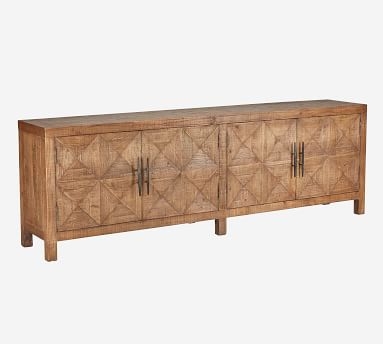 Jovi Carved Reclaimed Wood Buffet, Natural - Image 3