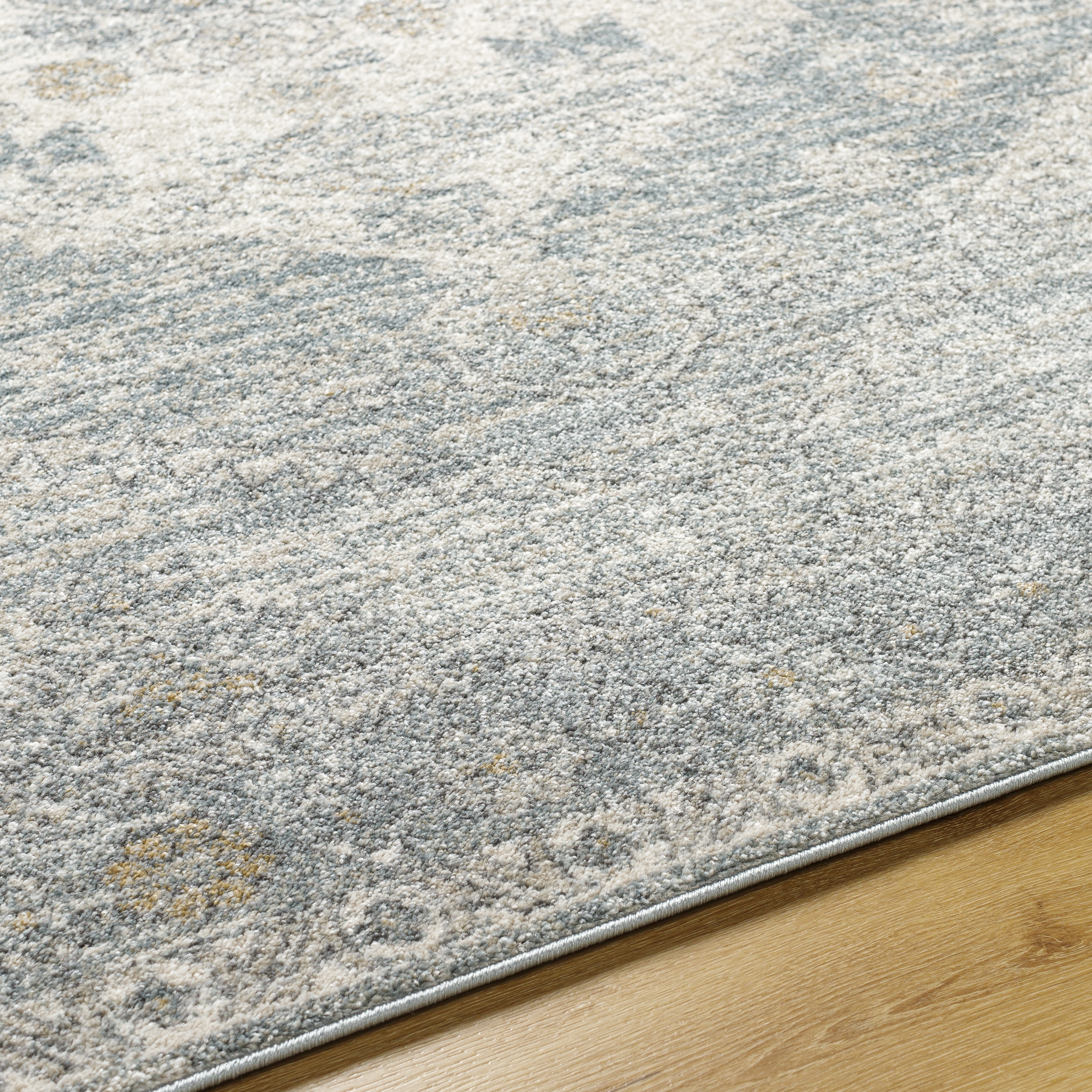 Alpharetta Gray Indoor 7'10" x 10' Machine Woven Rug - Image 3