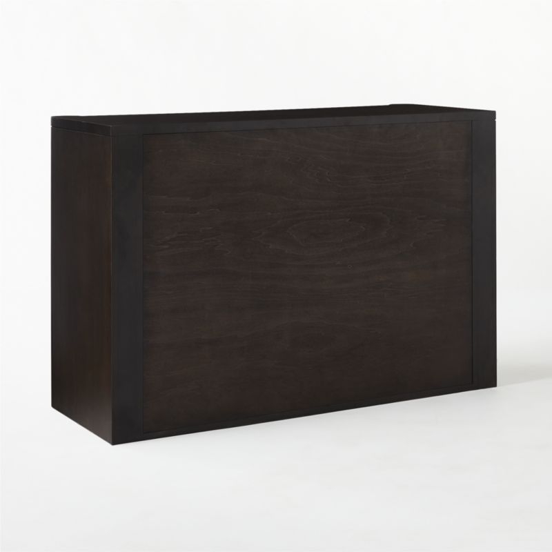 Port Low 4-Drawer Blackened Walnut Wood Dresser by Kara Mann - Image 6