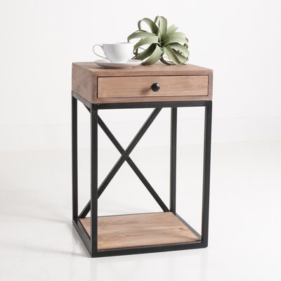 Christie Floor Shelf End Table with Storage - Image 0