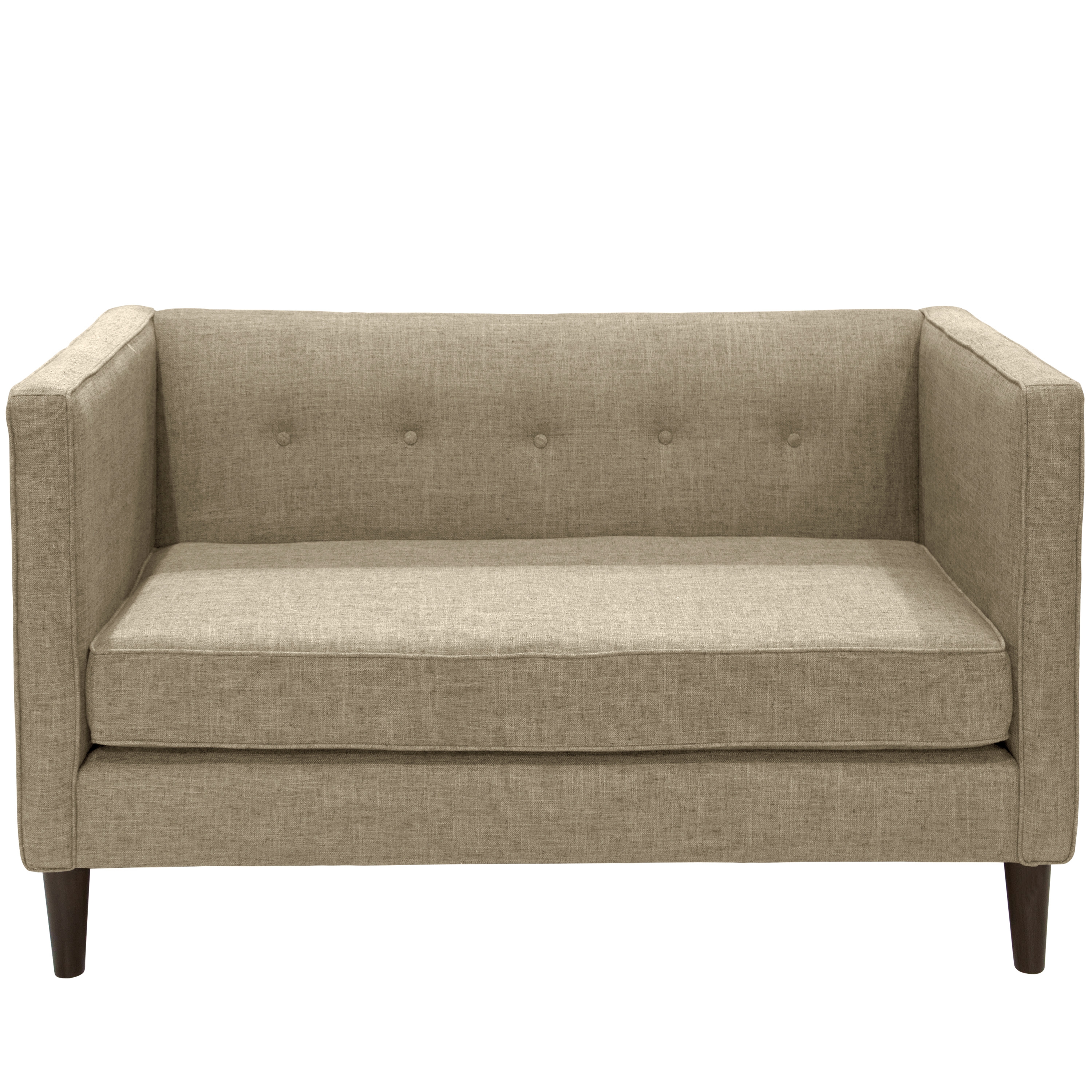 Downing Settee, Linen - DNU - Image 1