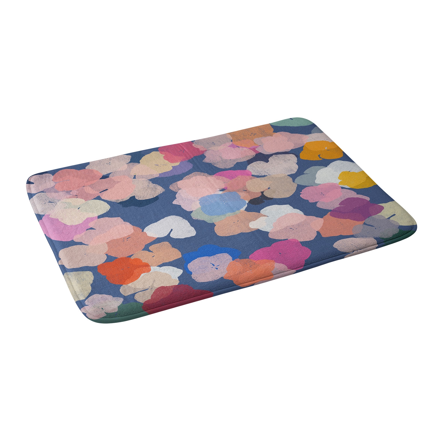 Hydrangea 10 by Garima Dhawan - Memory Foam Bath Mat 21" x 34" - Image 1