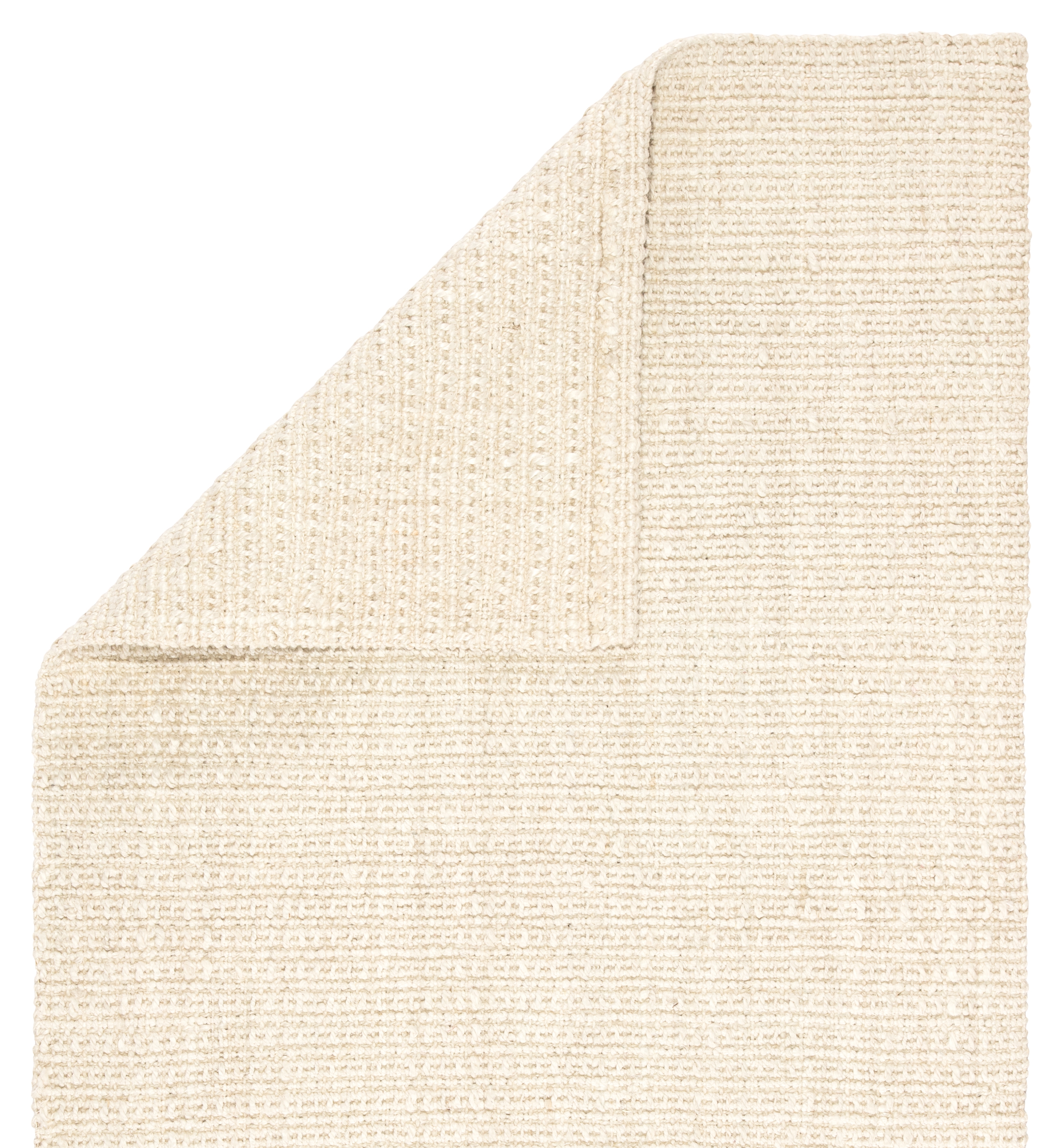 Tyne Natural Solid Ivory Area Rug (9'X12') - Image 2
