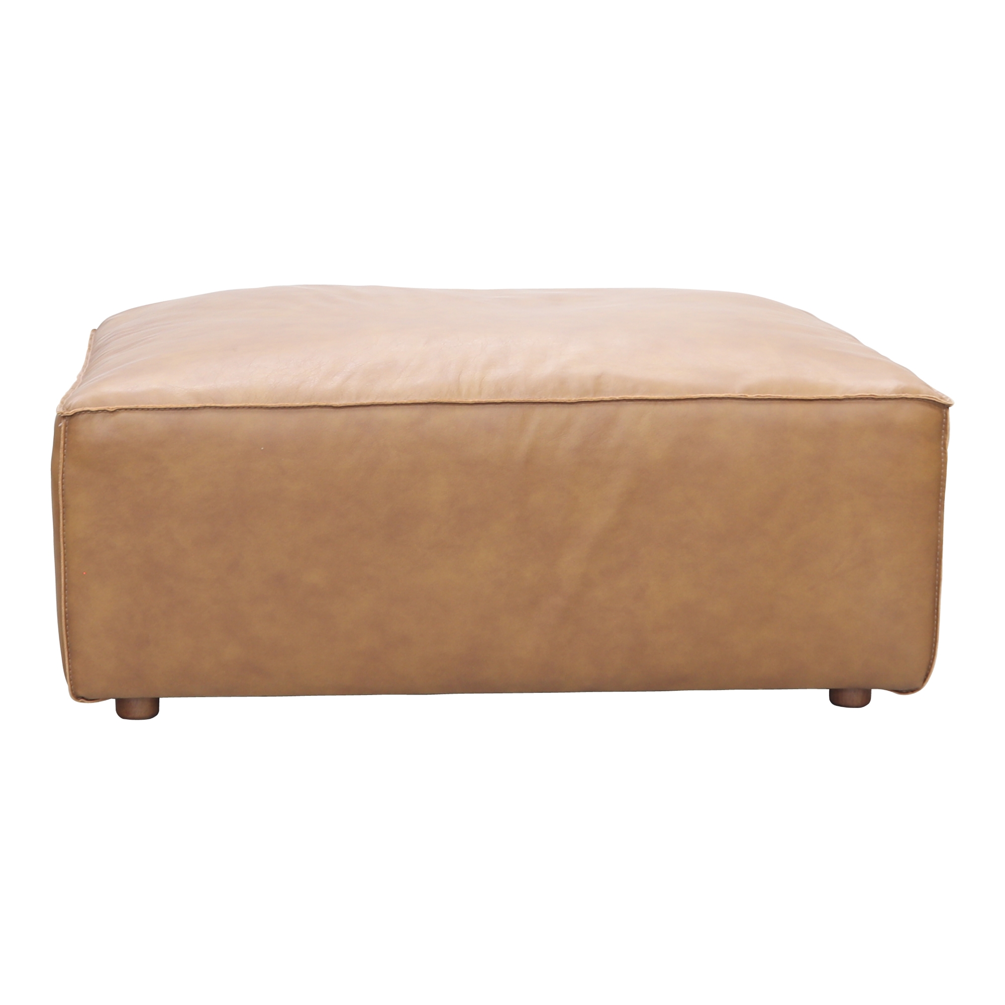 Form Ottoman Sonoran Tan Leather - Image 0