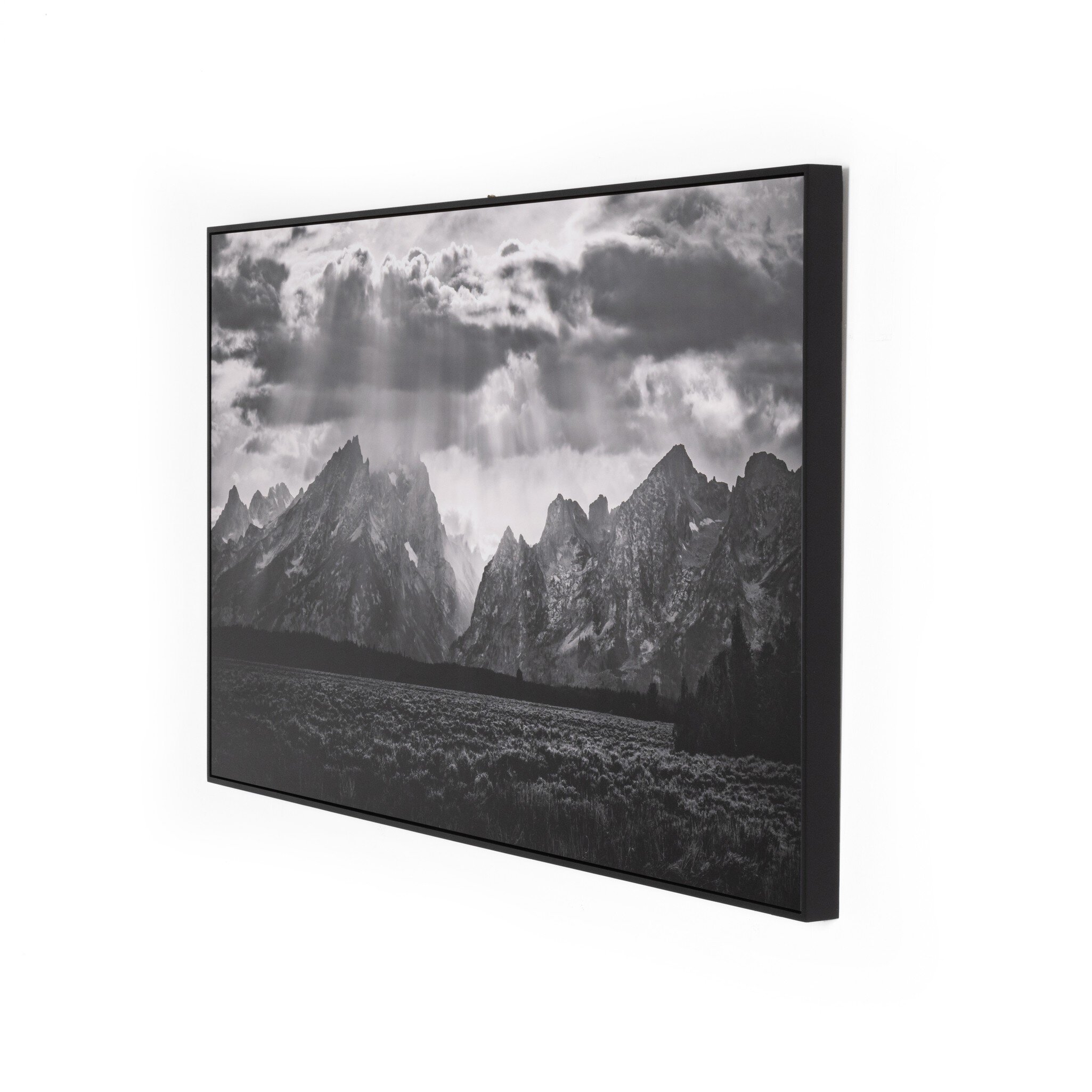 Grand Teton Range by Getty - Black Maple Floater - Image 2