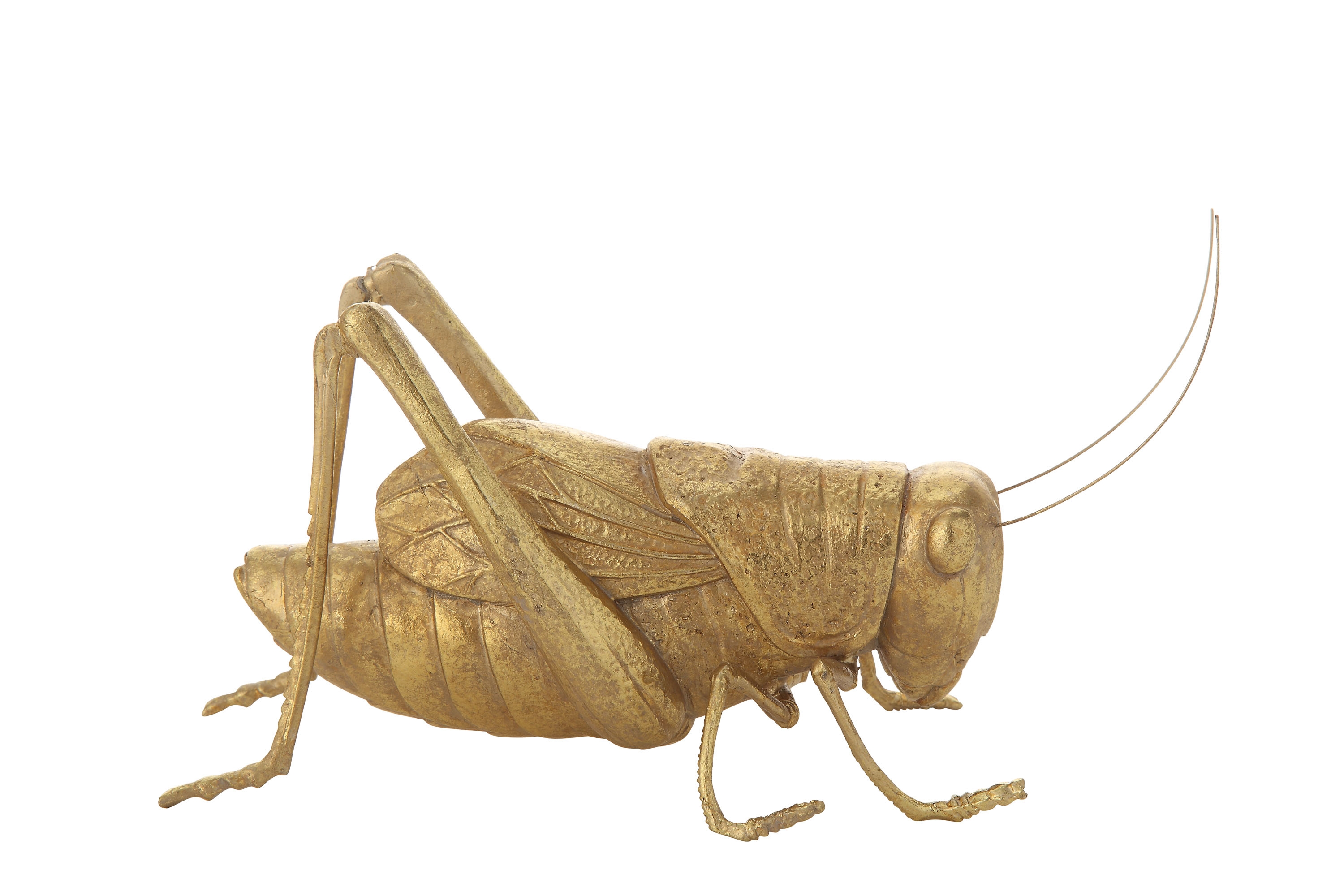 Gold Resin Cricket Figurine - Image 1
