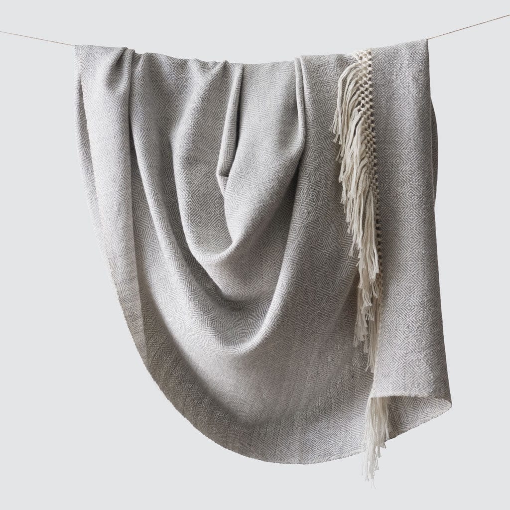 The Citizenry Diamanta Alpaca Throw | Grey - Image 0