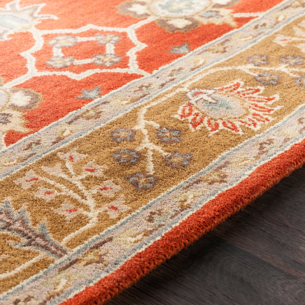 Middleton Red Indoor 6' x 6' Handmade Rug - Image 3