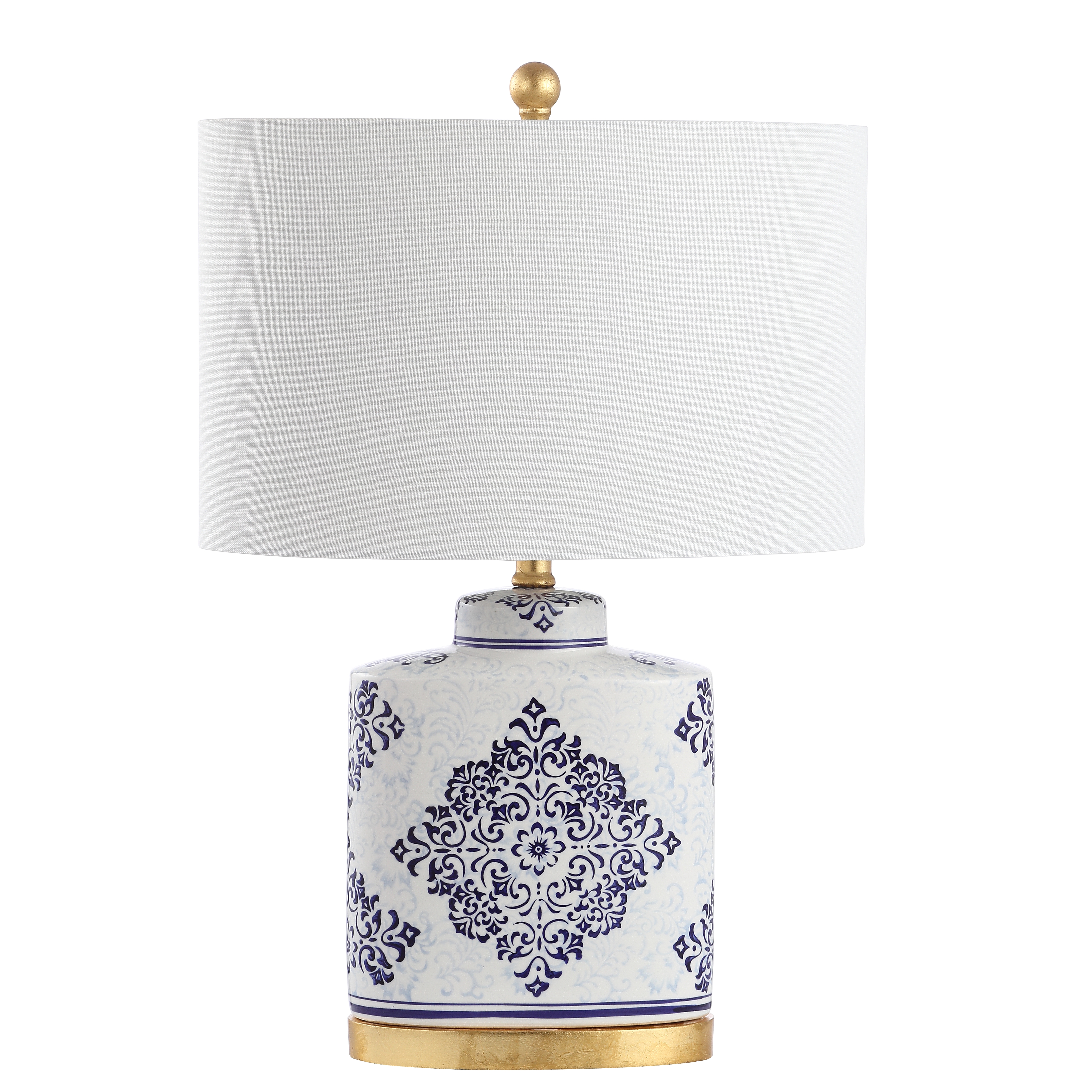 Kamdyn Table Lamp - Blue/White - Safavieh - Image 0