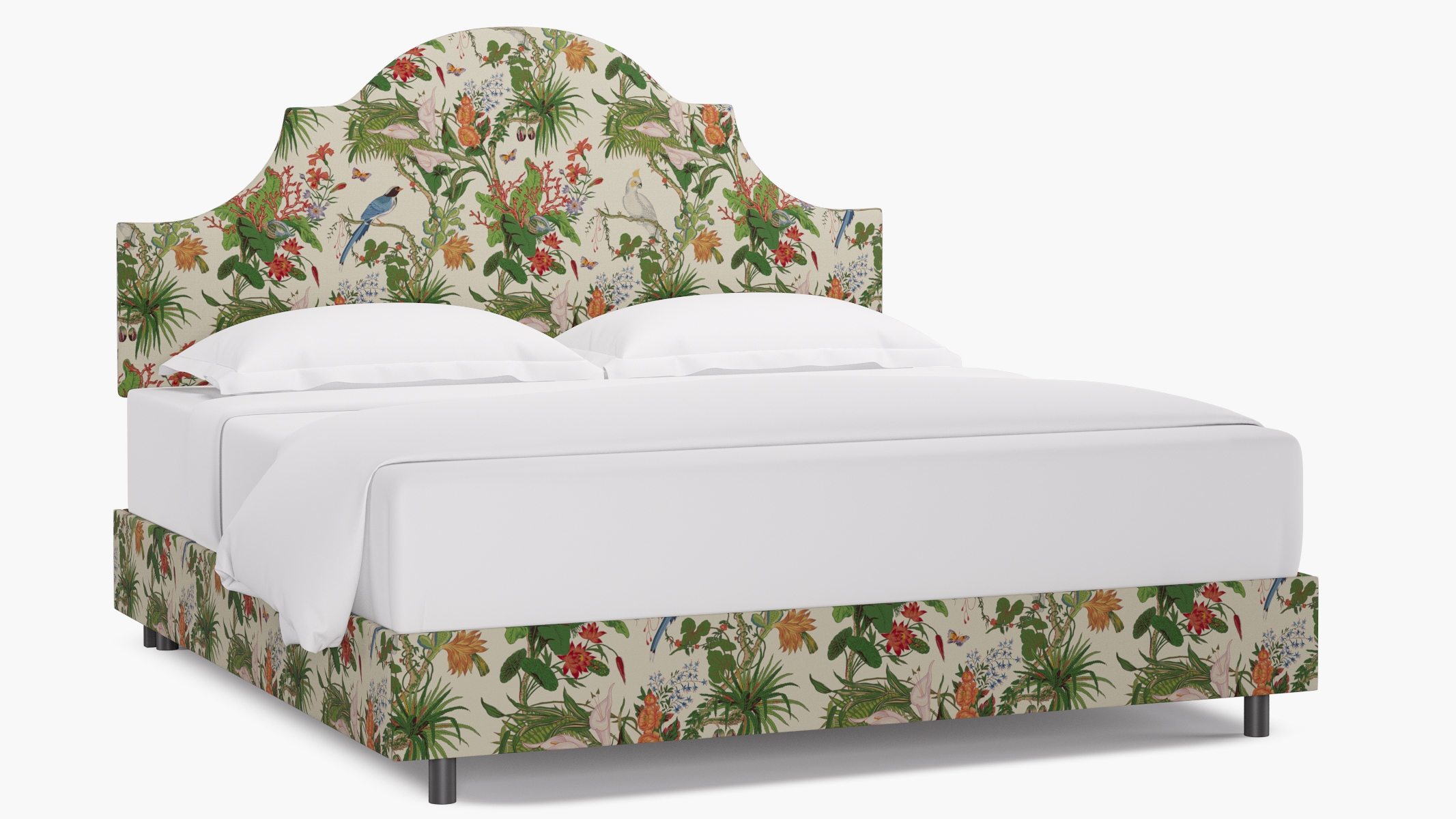 Regency Bed, White Cinque Terra, King - Image 0