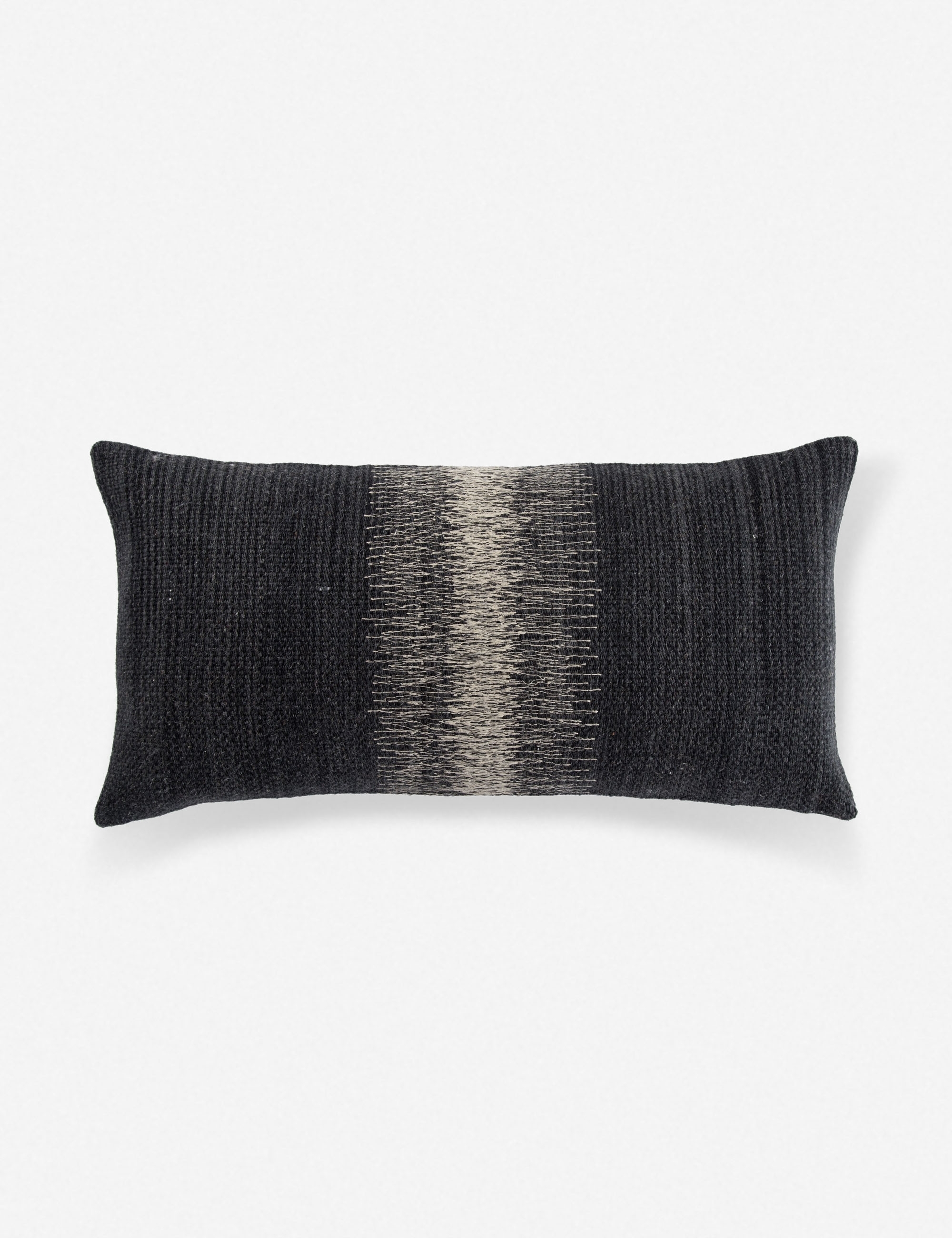 Ulsa Lumbar Pillow, Black and Gray - Image 0