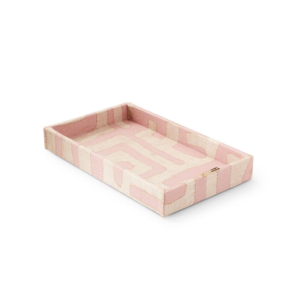 Terracotta Classic Kuba Cloth Vanity Tray - Image 0