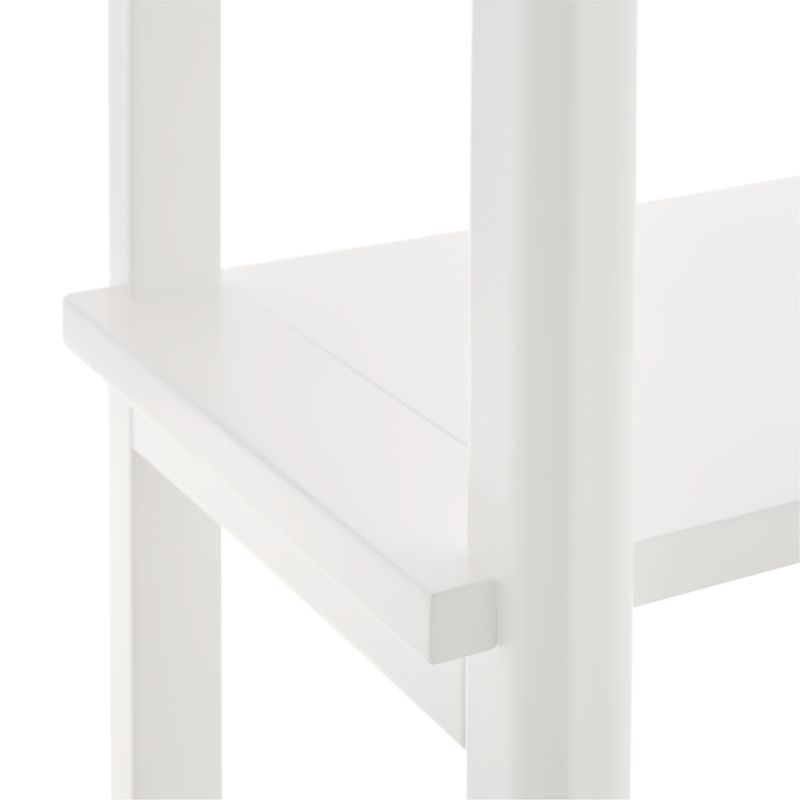 Wrightwood Tall White Bookcase - Image 1