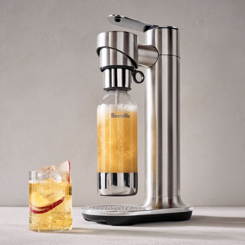 Breville ® InFizz Fusion Carbonation Machine with CO2 Canister in Stainless Steel - Image 1