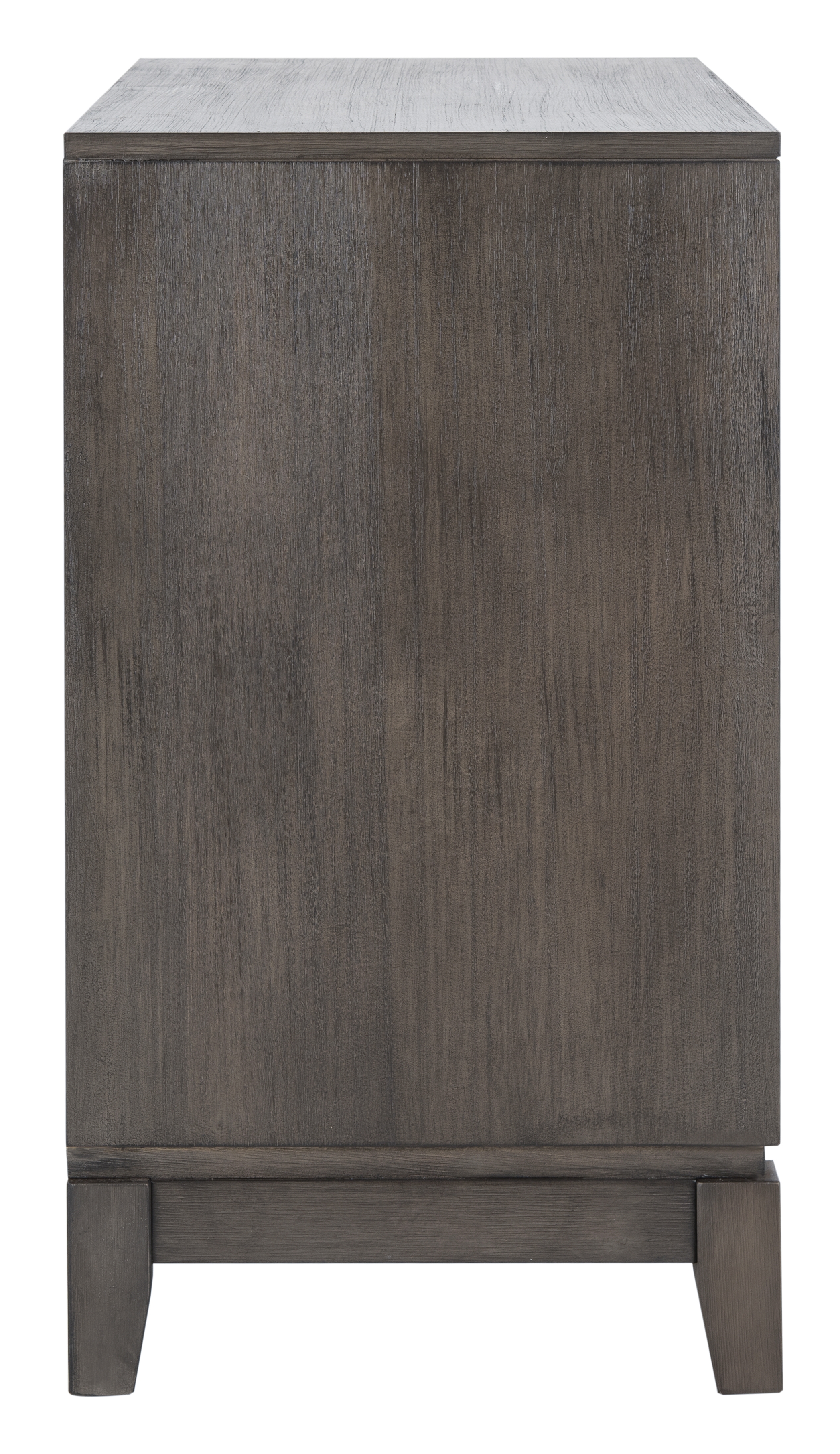 Shannon 2 Door Chest - Grey Wash Walnut/Mirror - Safavieh - Image 2