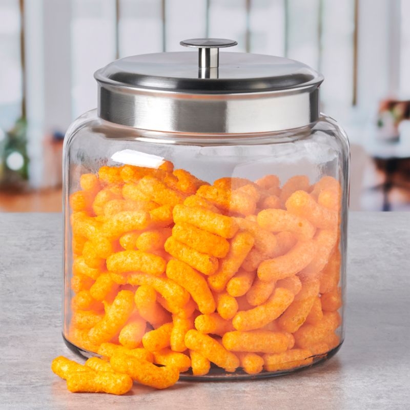 Anchor Hocking 1.5-Gallon Montana Glass Jar with Brushed Aluminum Lid - Image 2